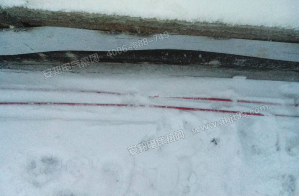 天沟融雪电伴热带安装图
